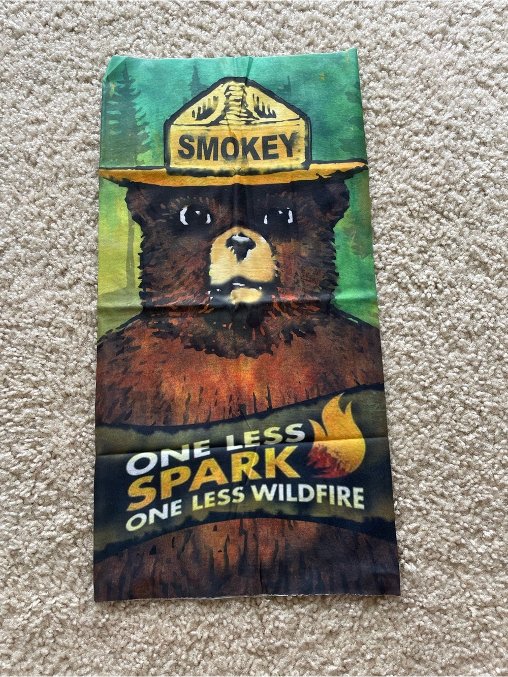 Smokey Bear Multifunctional Seamless Wear Neck Gaiter
